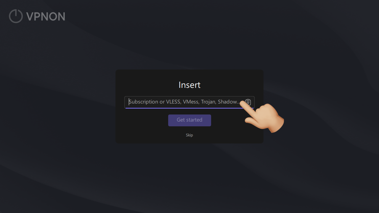 Menghubungkan VPN di aplikasi happ pada Linux