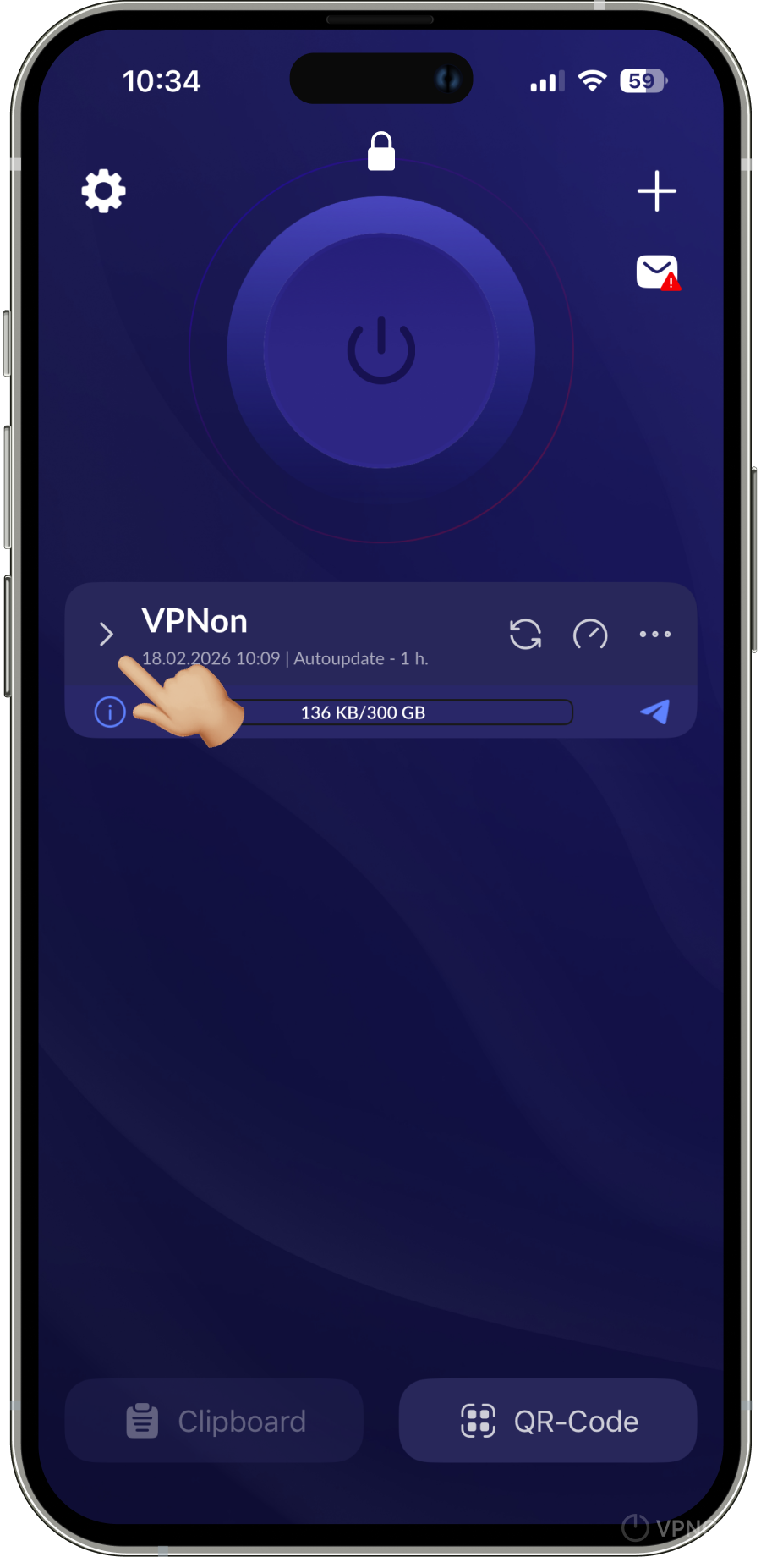 android tv'de happ uygulamasında VPN bağlantısı