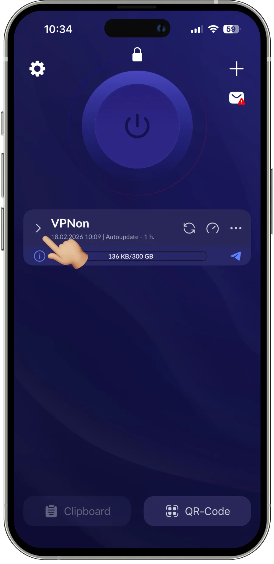 android tv'de happ uygulamasında VPN bağlantısı