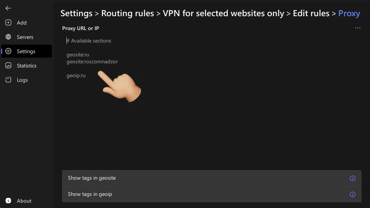 happ yönlendirme kurallarını düzenleme, proxy