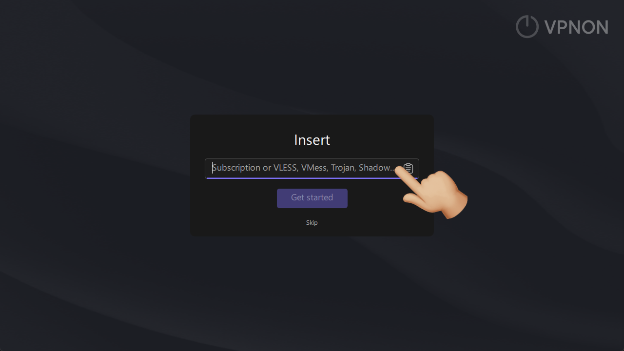Linux'te happ uygulamasında VPN bağlantısı